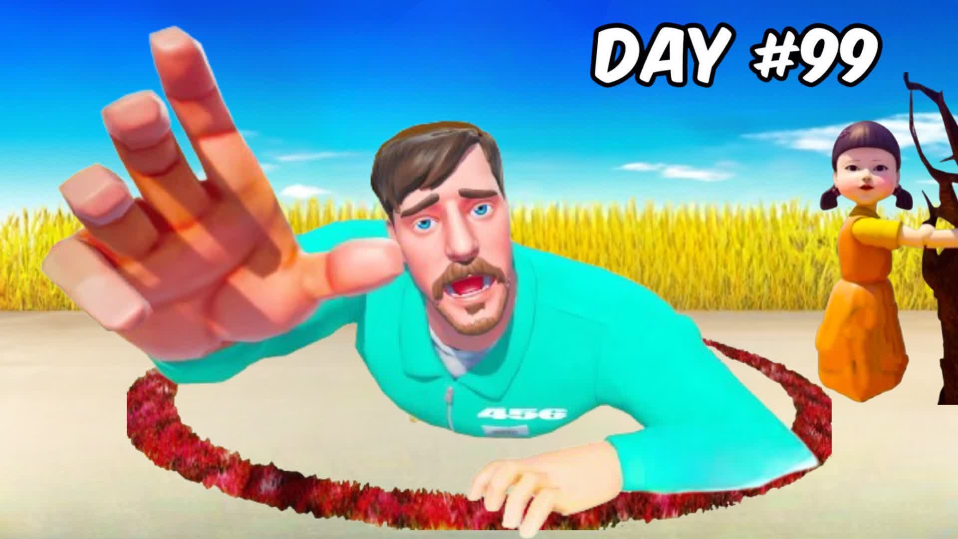 100 DAYS IN OCTO GAME | FIRST PERSON