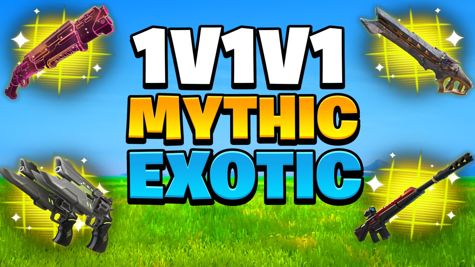 1v1v1 EXOTIC MYTHIC OG PVP FFA HERO 1v1