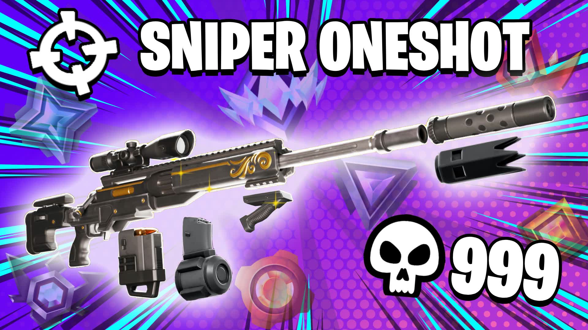 MEGA CYBER SNIPER 🎯 ONE SHOT