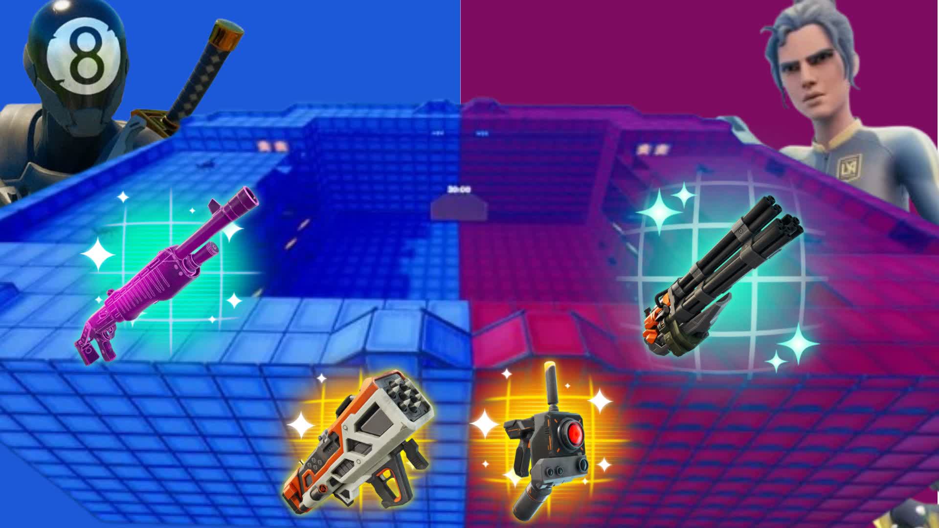 red vs blue ( Octagon )  15