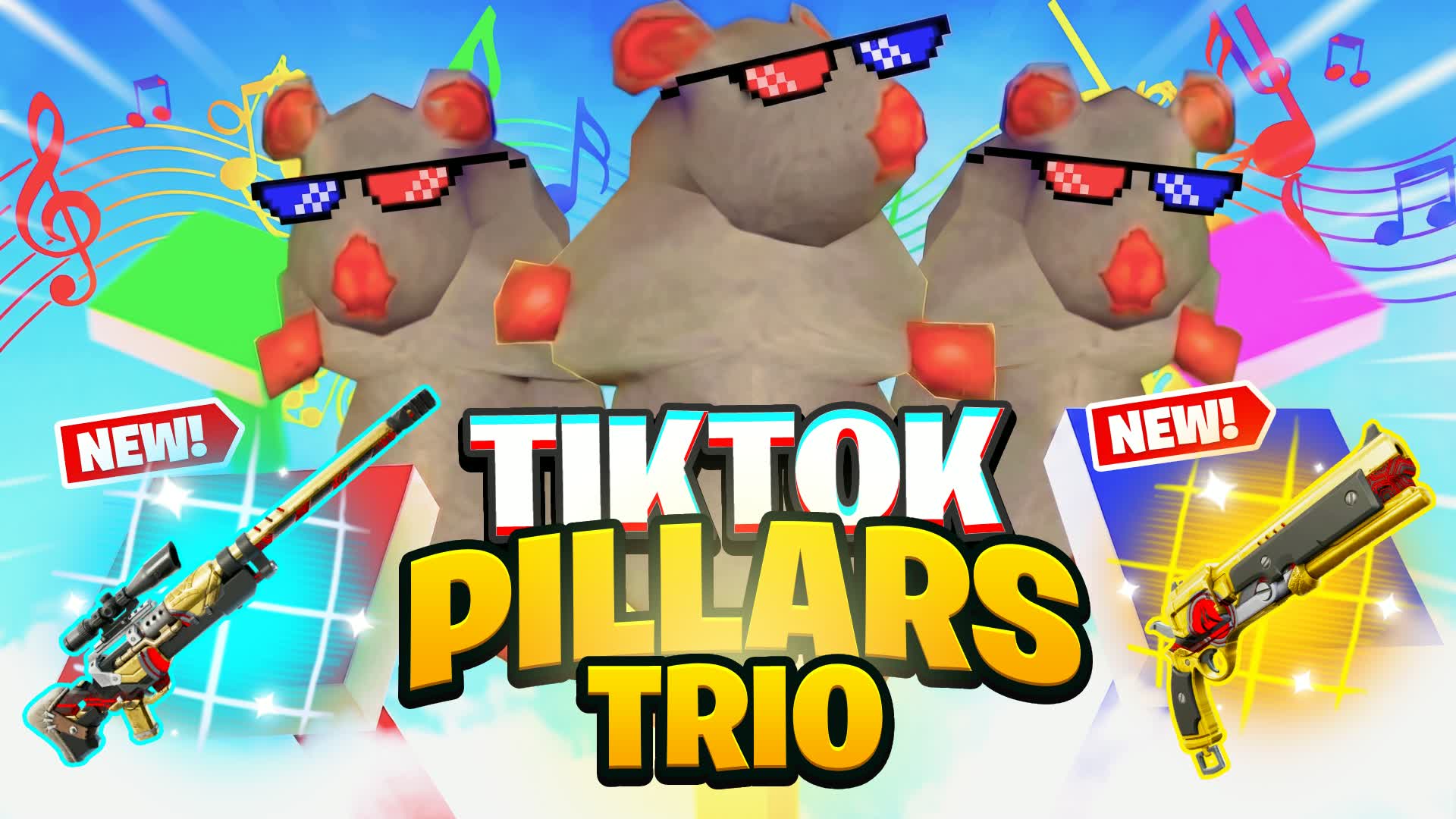TIKTOK PILLARS TRIO! 🐭