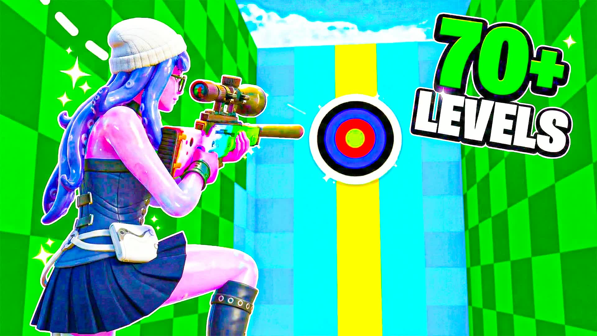 SESNEI TRICKSHOT PARKOUR🎯(70 LEVELS)