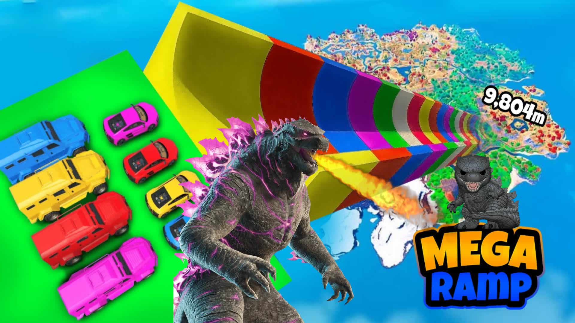 🦕 Godzilla Mega Ramp 🦕