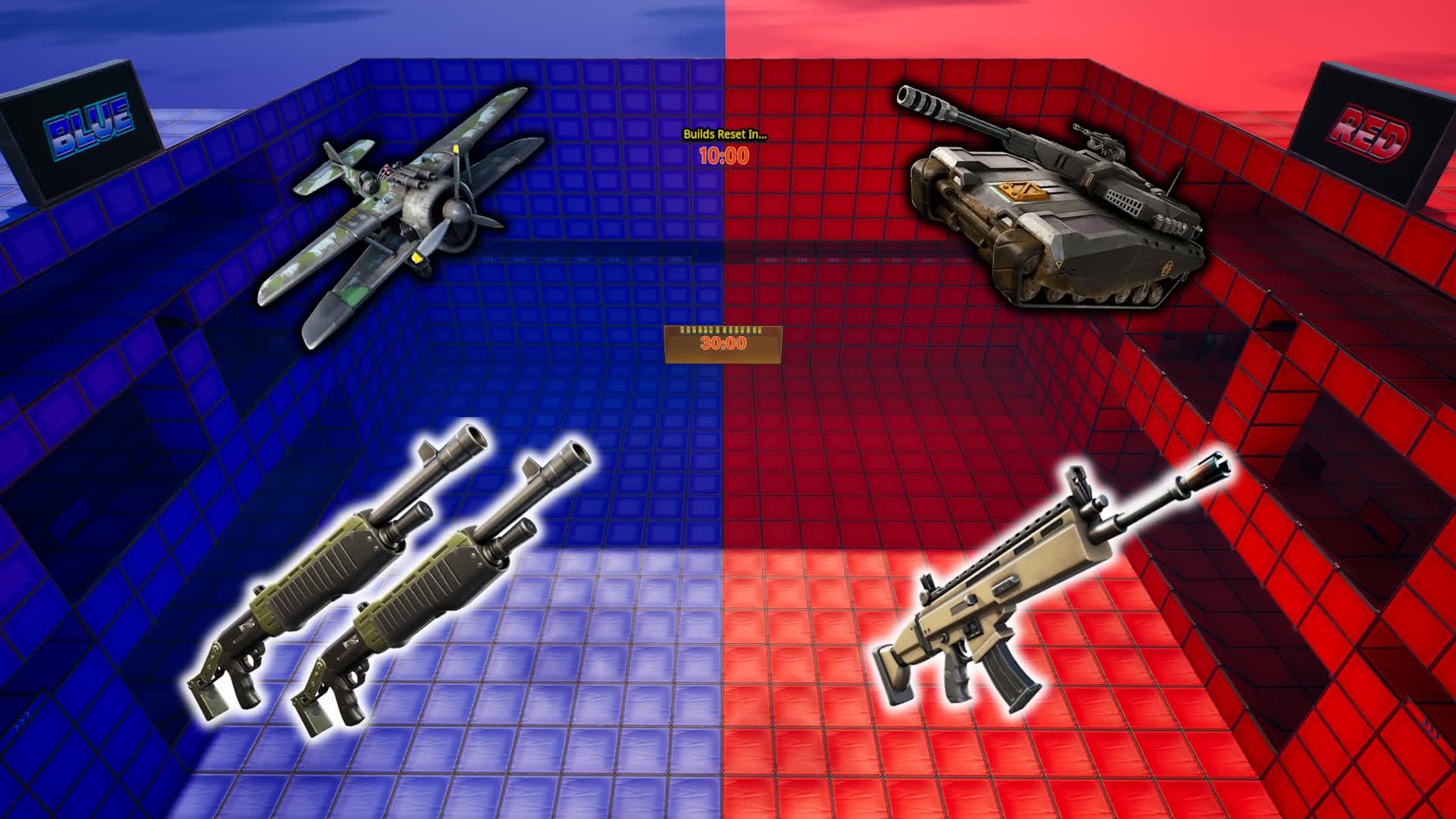 🔥WAR - RED VS BLUE🔥