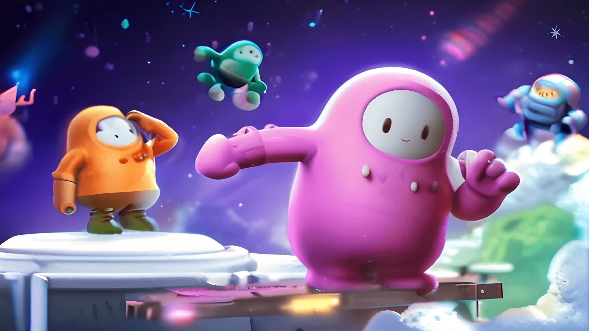 FALL GUYS SPACE PARKOUR 🧑‍🚀
