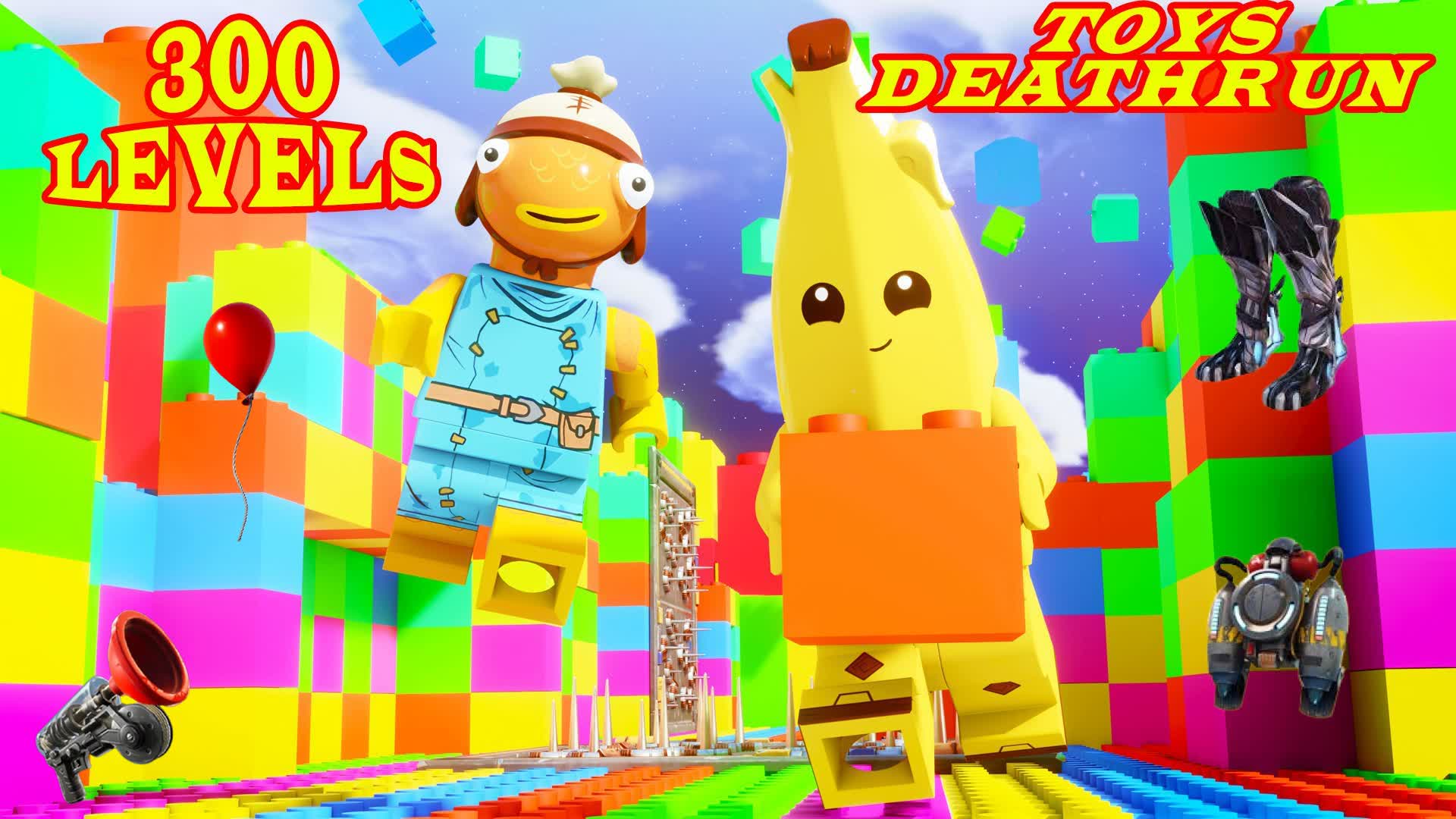 🧱300 Levels Toys DeathRun 🧱Easy⭐