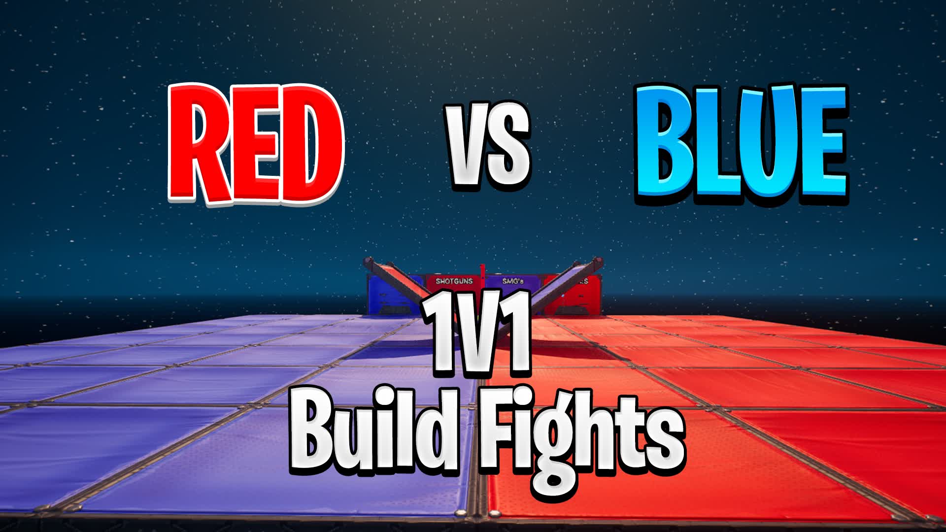 💯RED VS BLUE🥶 1V1 BUILD FIGHTS