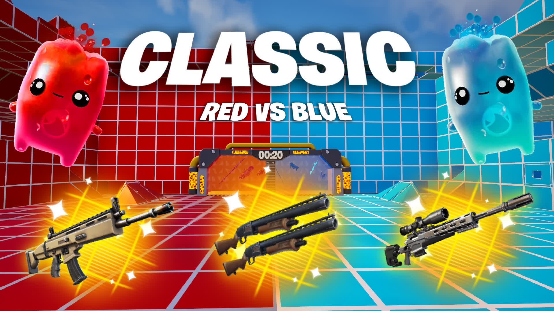 CLASSIC RED VS BLUE 🔴🔵