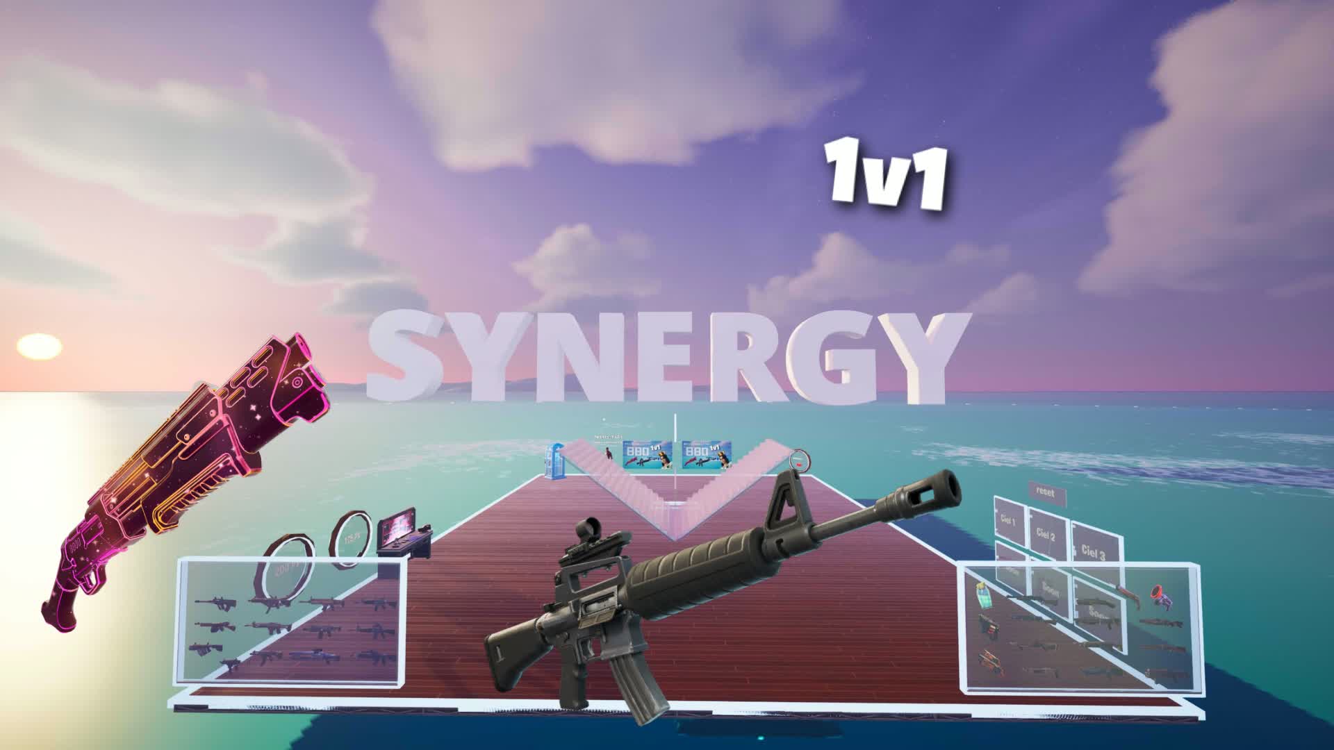 SYNERGY 1V1 BUILD FIGHT