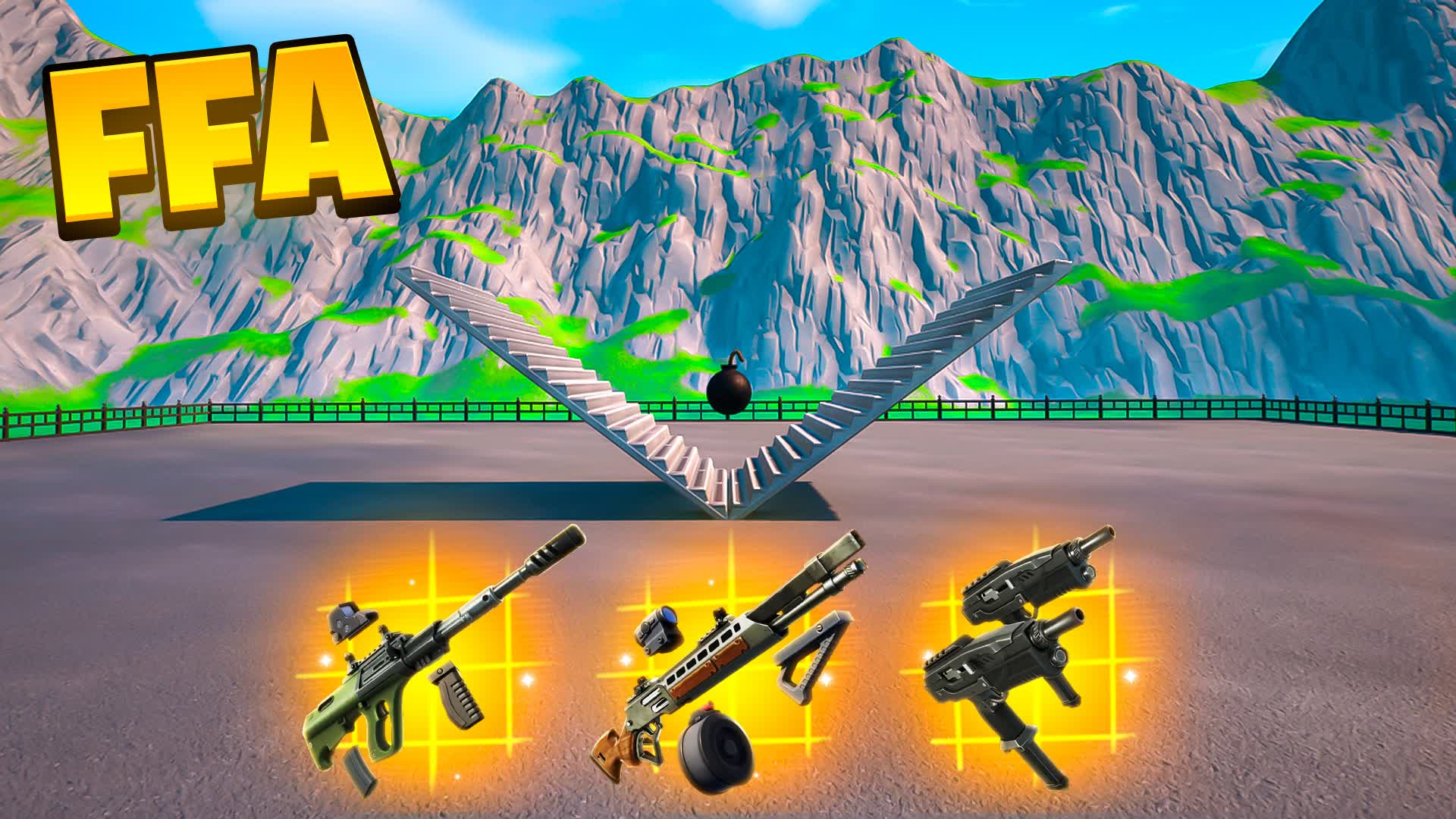 1v1 FFA BUILD FIGHT🏆[PMC]