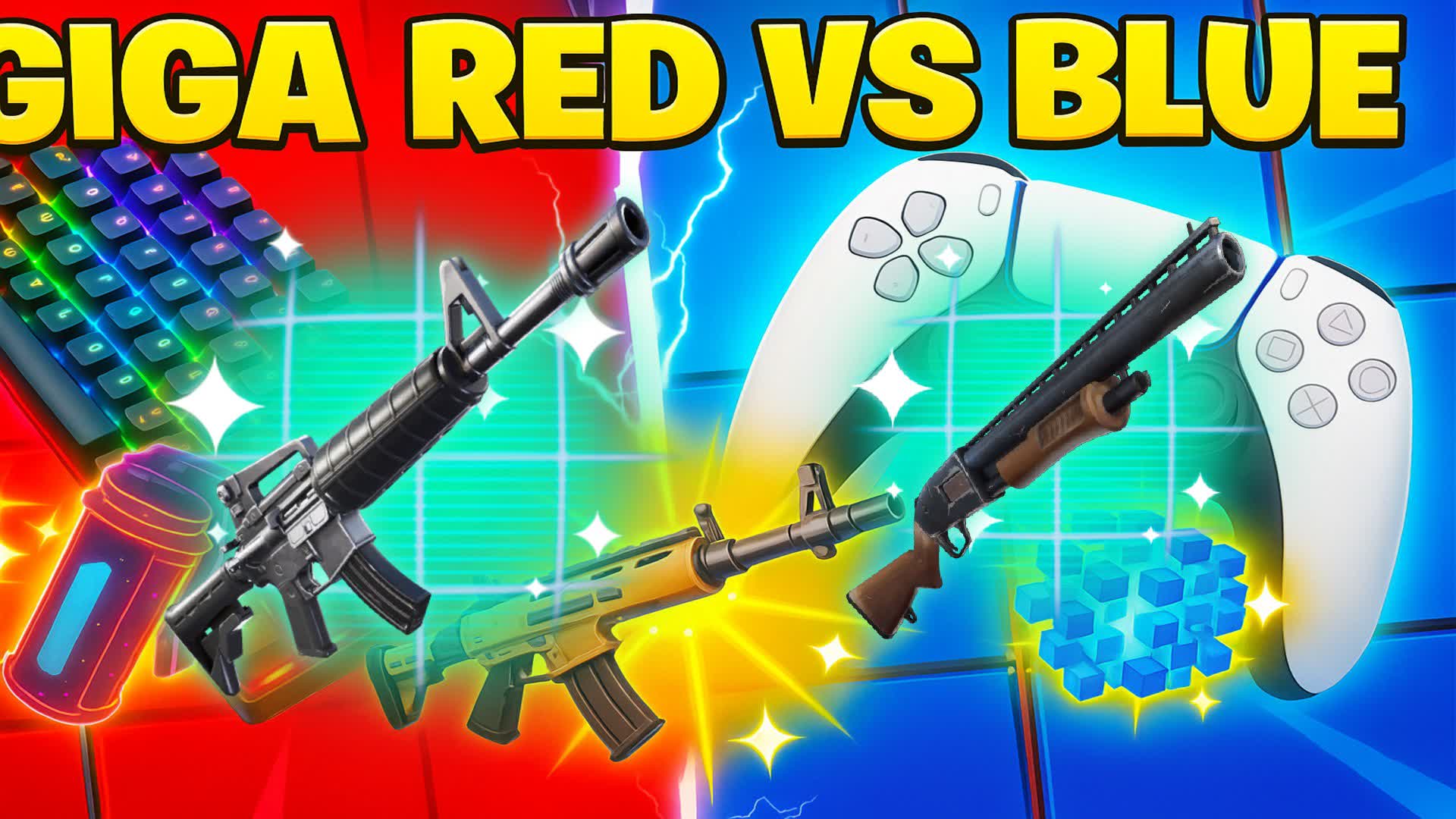 Neon Base RED VS BLUE 🔴🔵