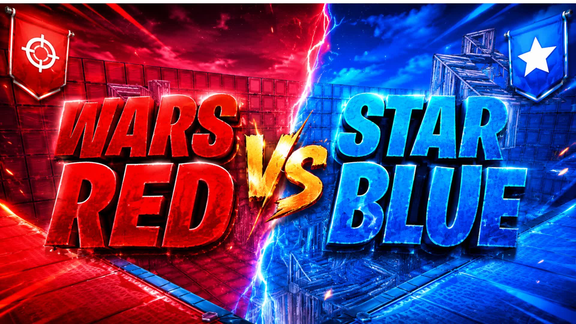 WARS RED VS STAR BLUE