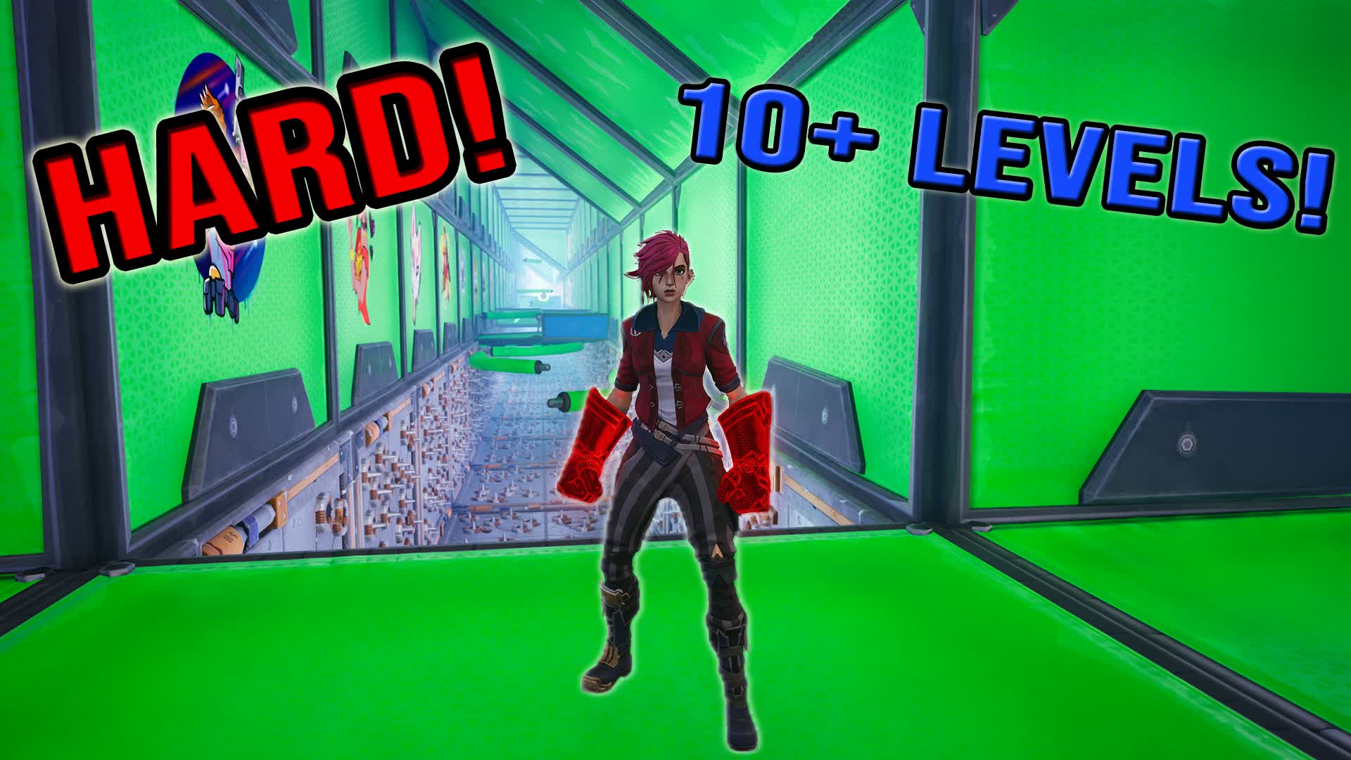 Super green 10+ level death run
