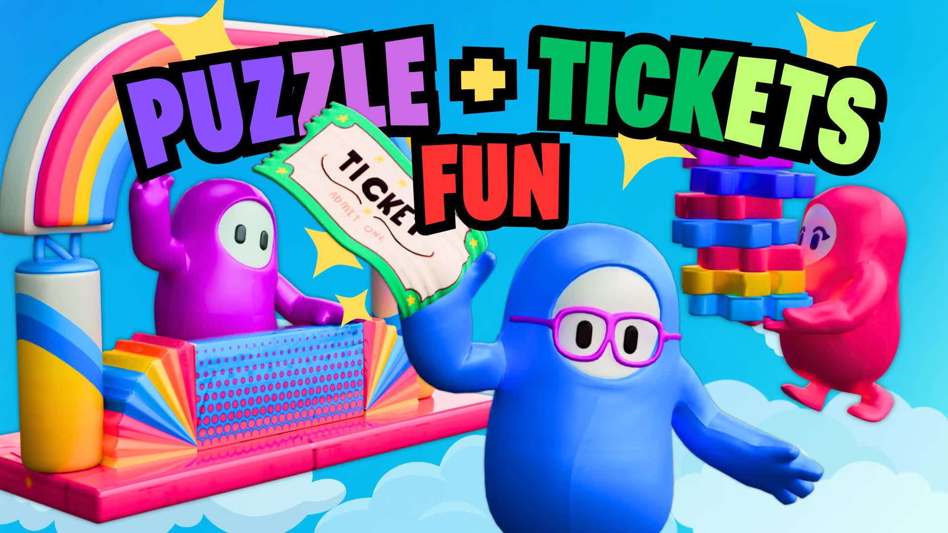 Puzzles + Tickets = Fun 😁