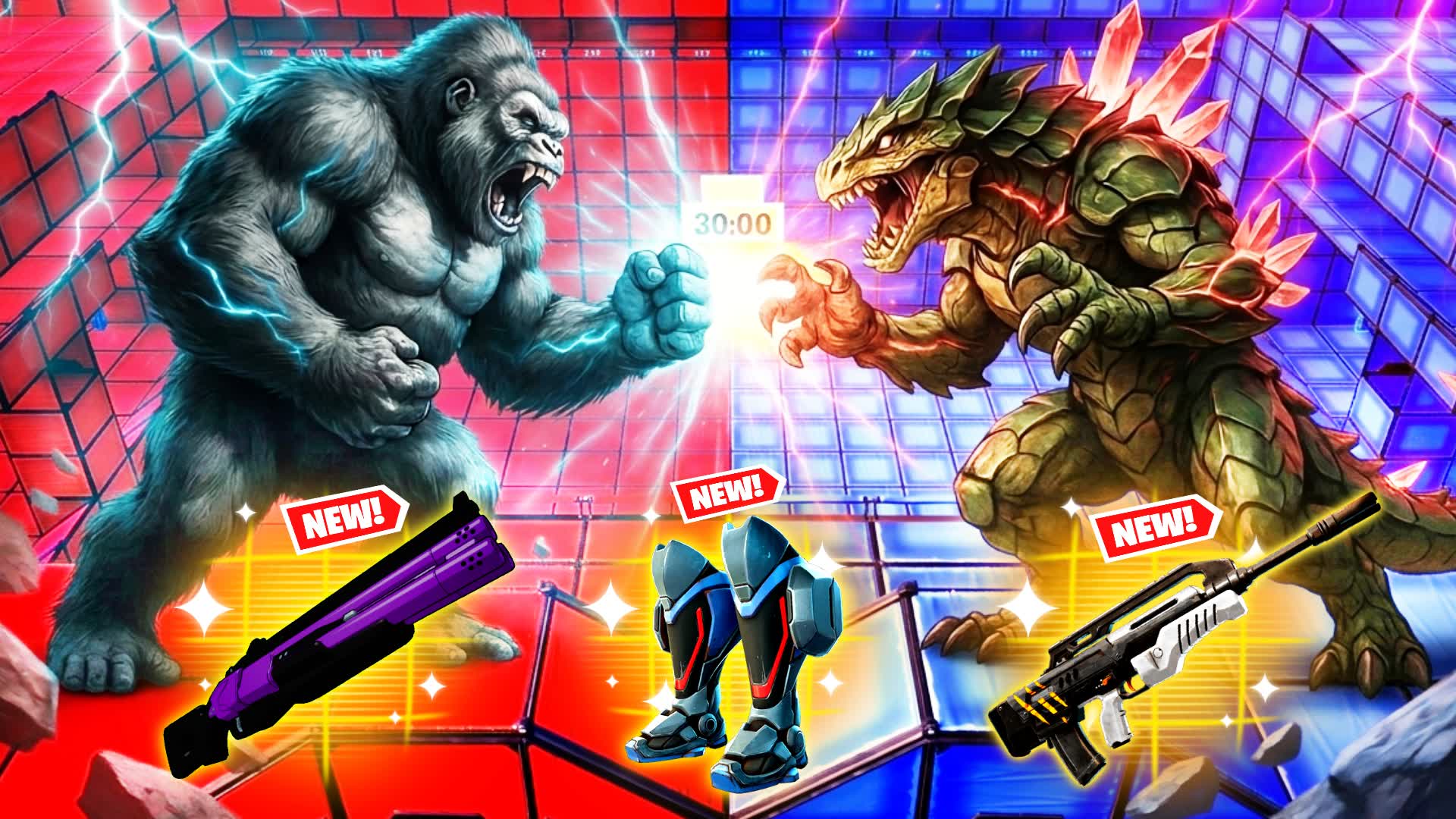 TMNT TITANS 🏆 RED VS BLUE🔴🔵