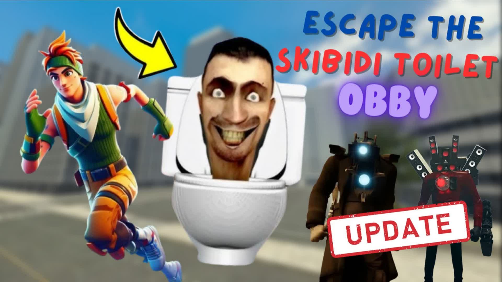 🏃ESCAPE THE SKIBIDI TOILET OBBY 🚪