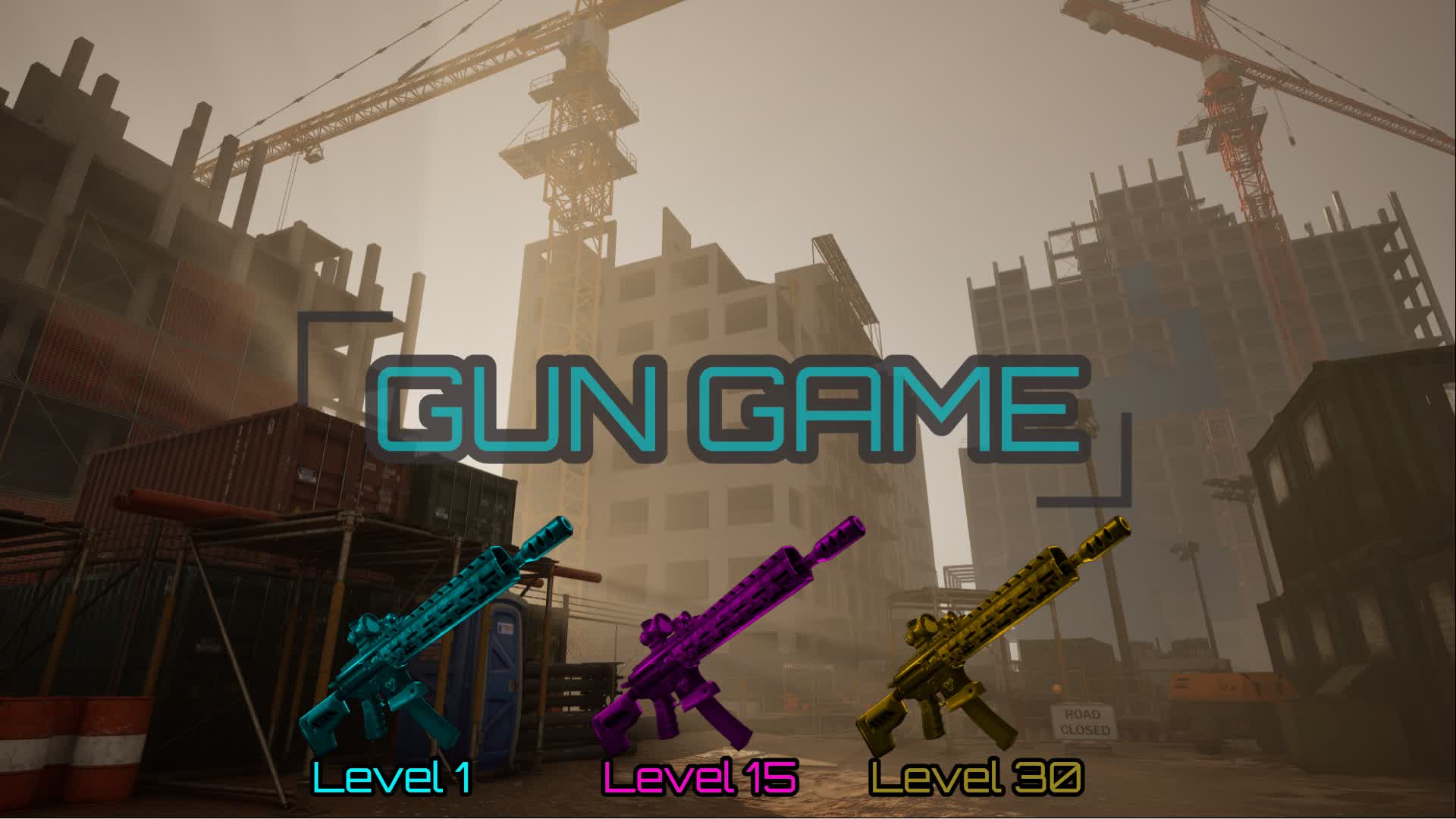 First Person Destruction Site Gun Game
