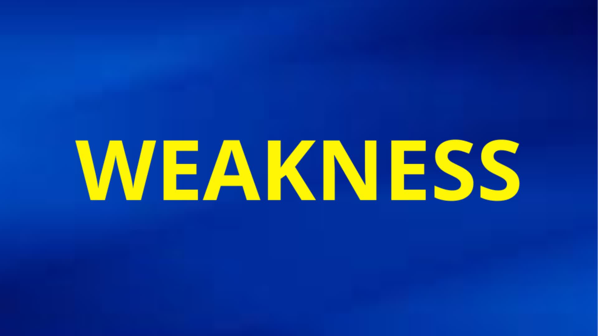 WEAKNESS 0.20 BETA