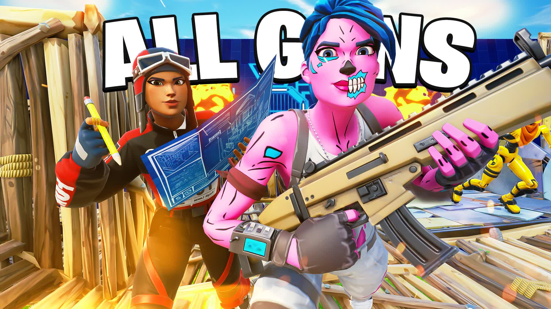 INSANE ALL GUNS - FFA 1v1
