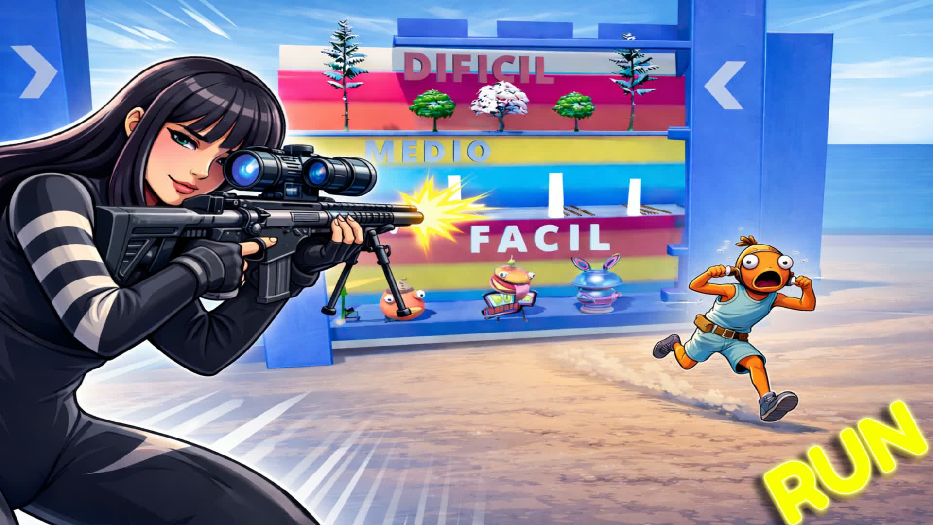 SNIPERS VS CORREDORES