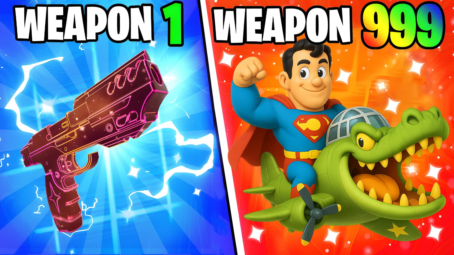🦸‍♂️SUPER HEROES GUN GAME🔫ONE SHOT💥