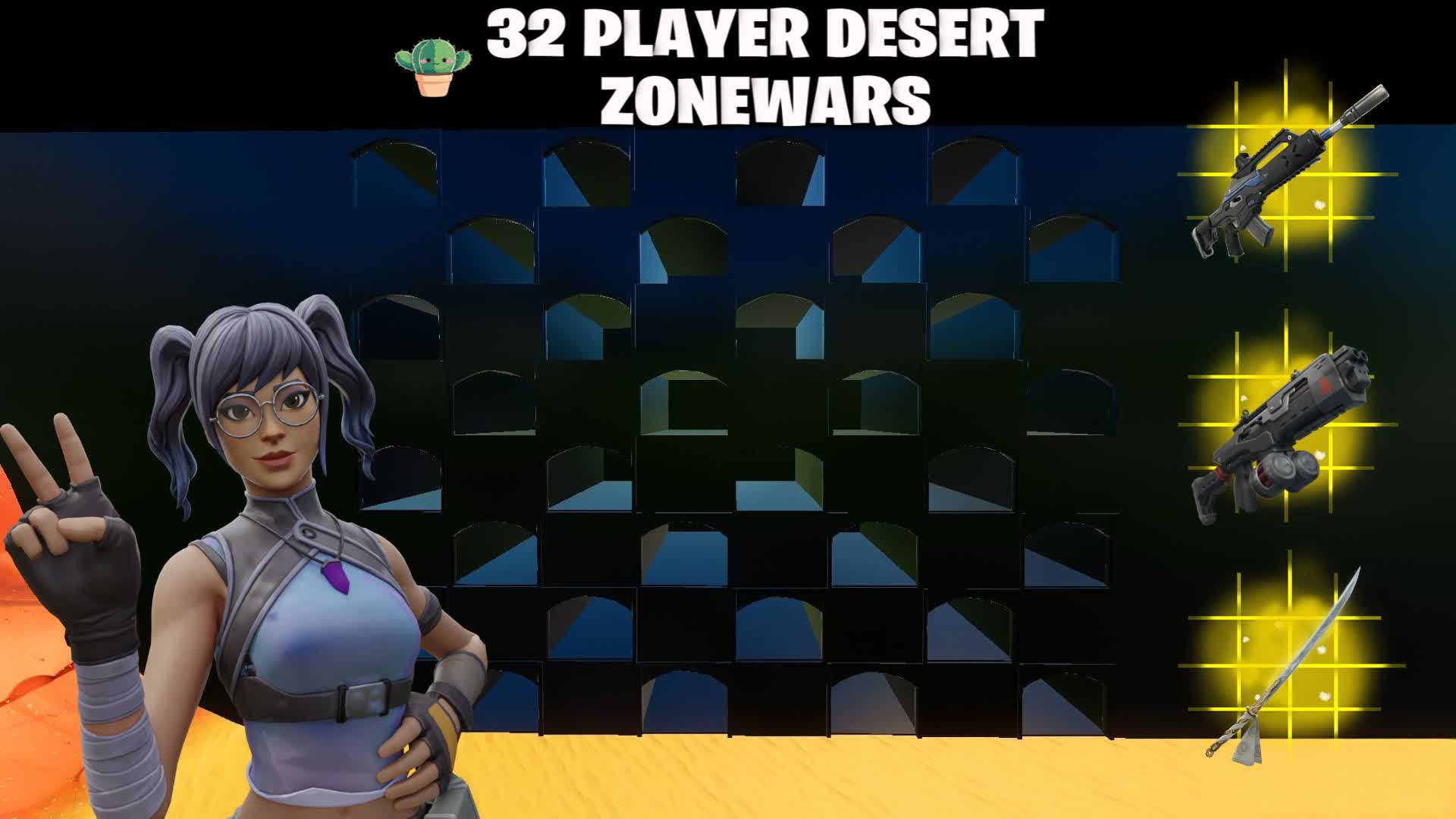 32 PLAYER DESERT ZONEWARS