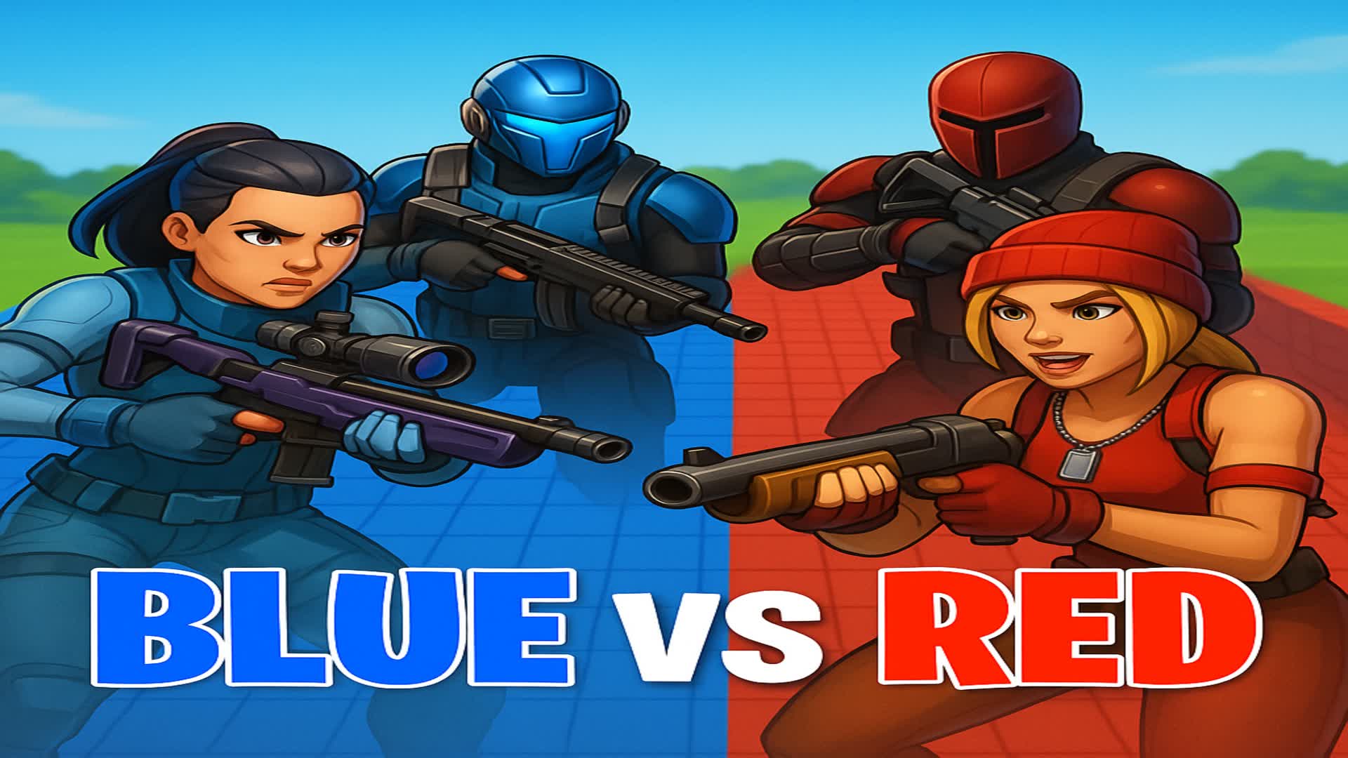 🔵 RED🔴 |VS| BLUE