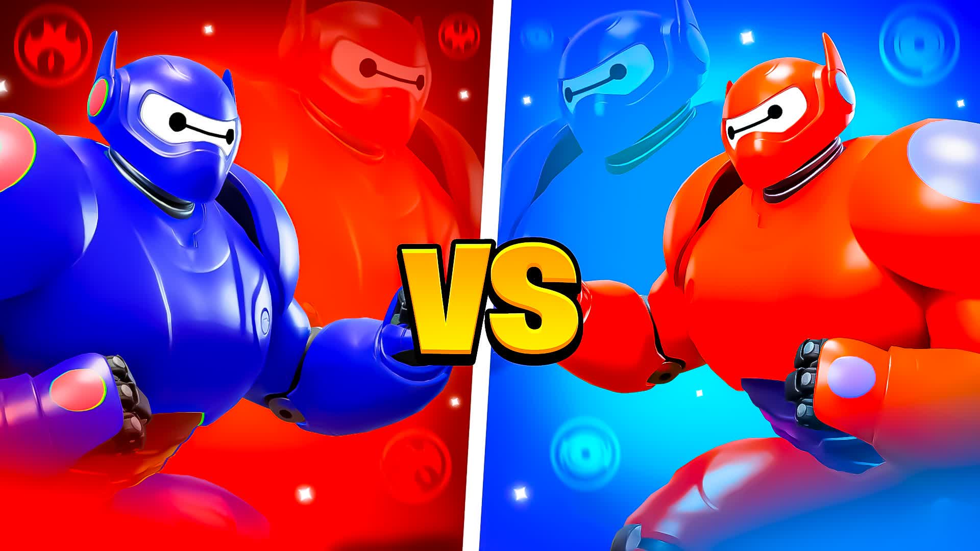 ⭐ INSANE BAYMAX FIGHT 🔴RED VS BLUE🔵