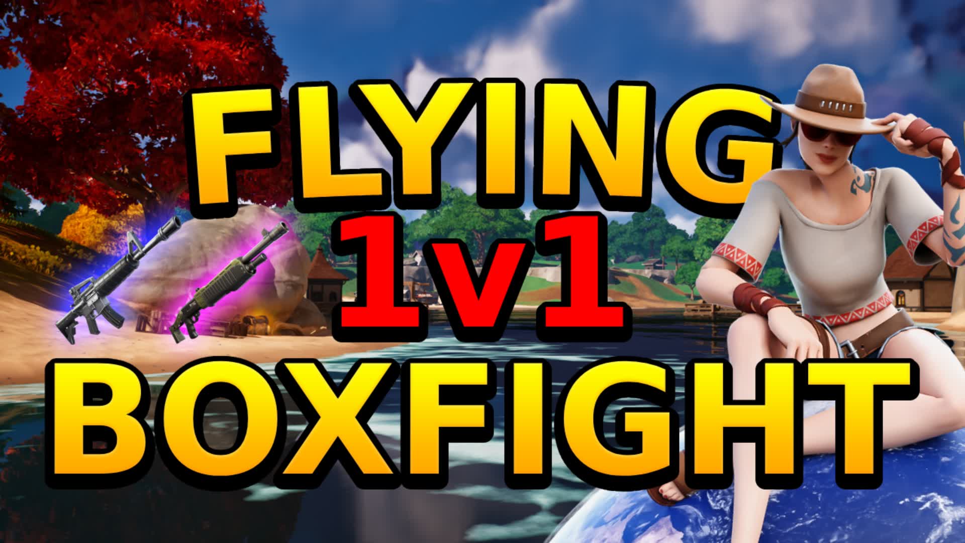 🚀FLYING 1V1 BOX FIGHT🌌