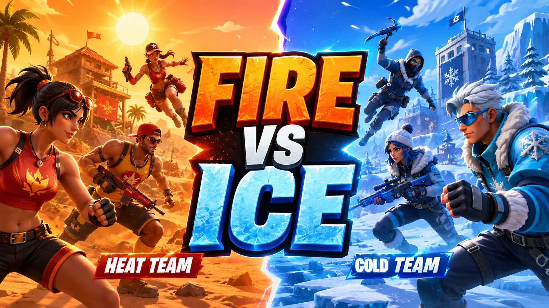 🔥 FIRE vs ICE 🥶 FRIO vs CALOR 🔥