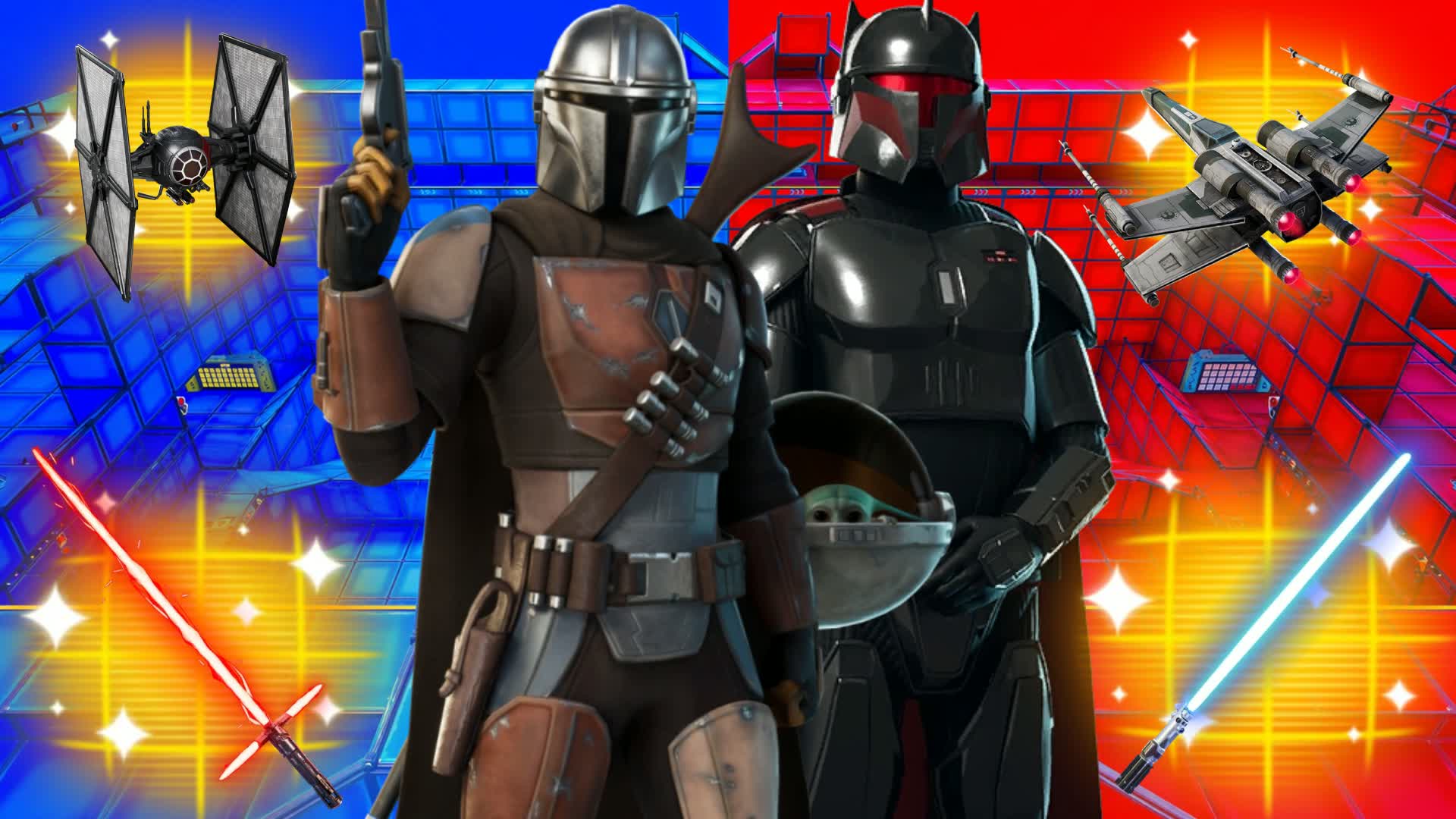 Tatooine Mandalorian Battle Red Vs Blue
