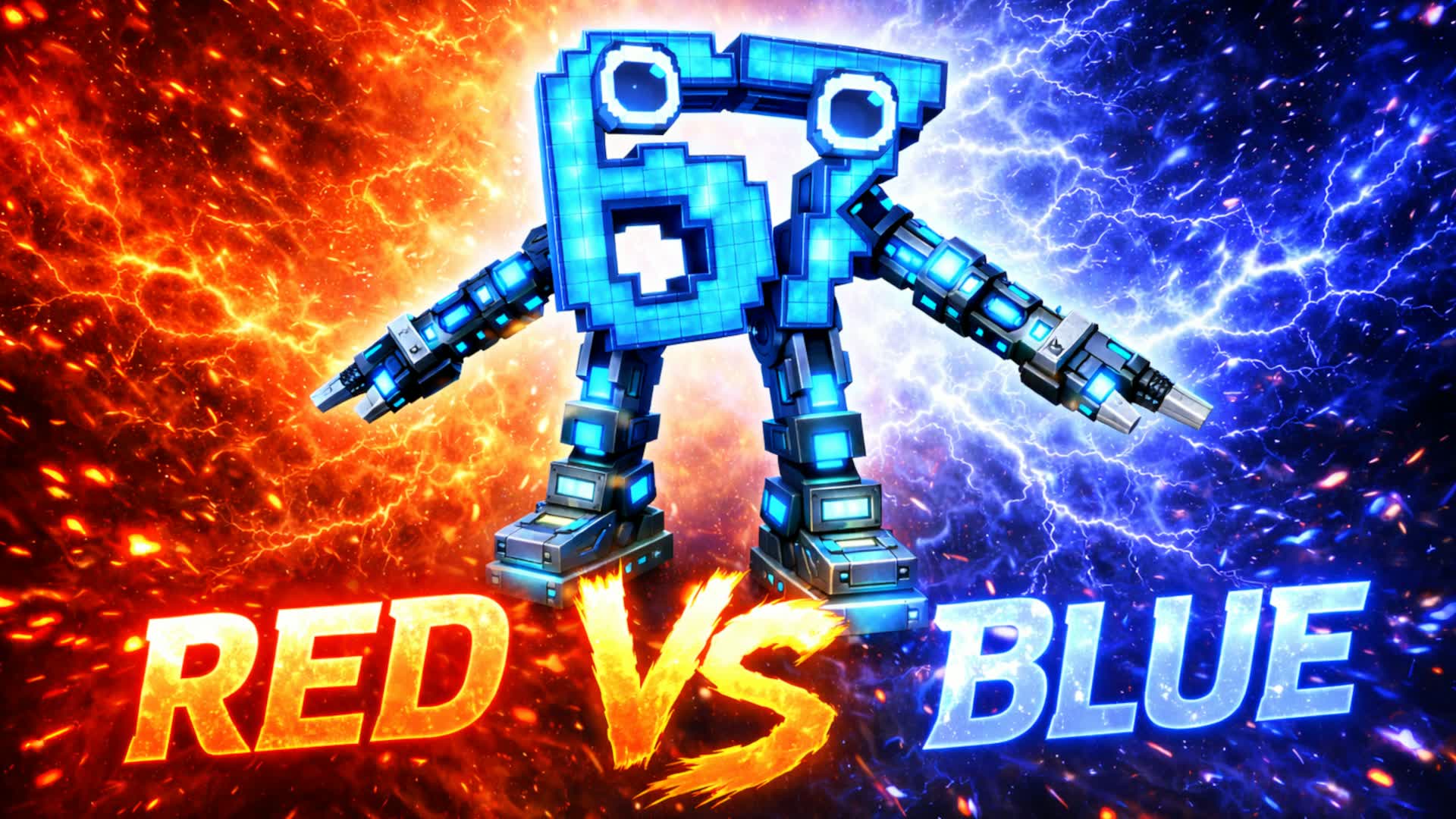 EXTREME RED VS BLUE 🔴🔵 NEW