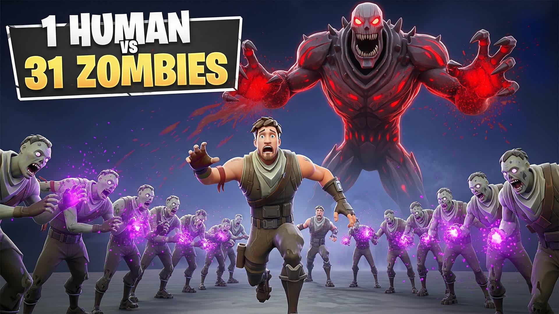 1 HUMAN VS 31 ZOMBIES