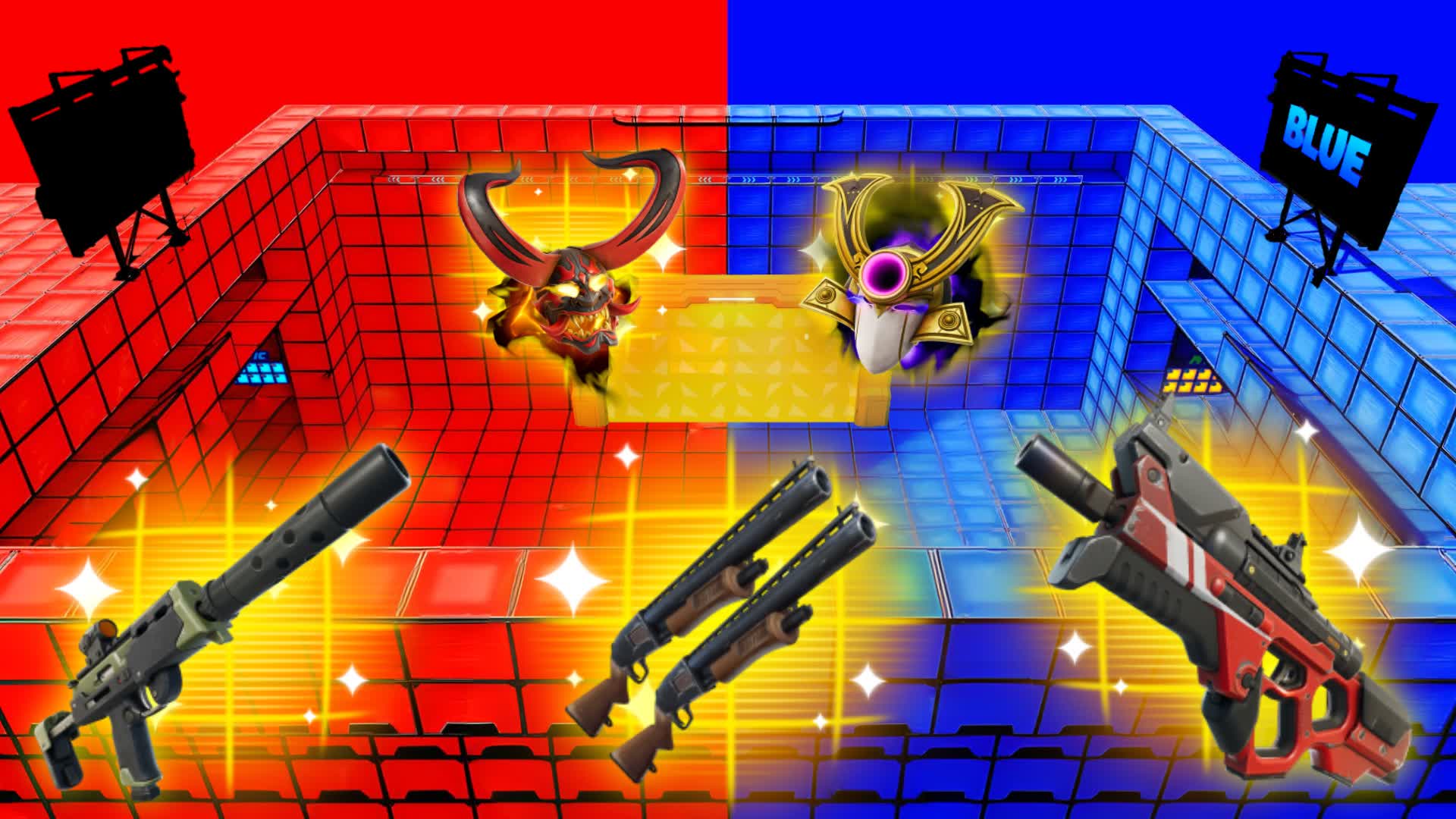 ⭐️INSANE RED VS BLUE🔴🔵- ALL WEAPONS🔫