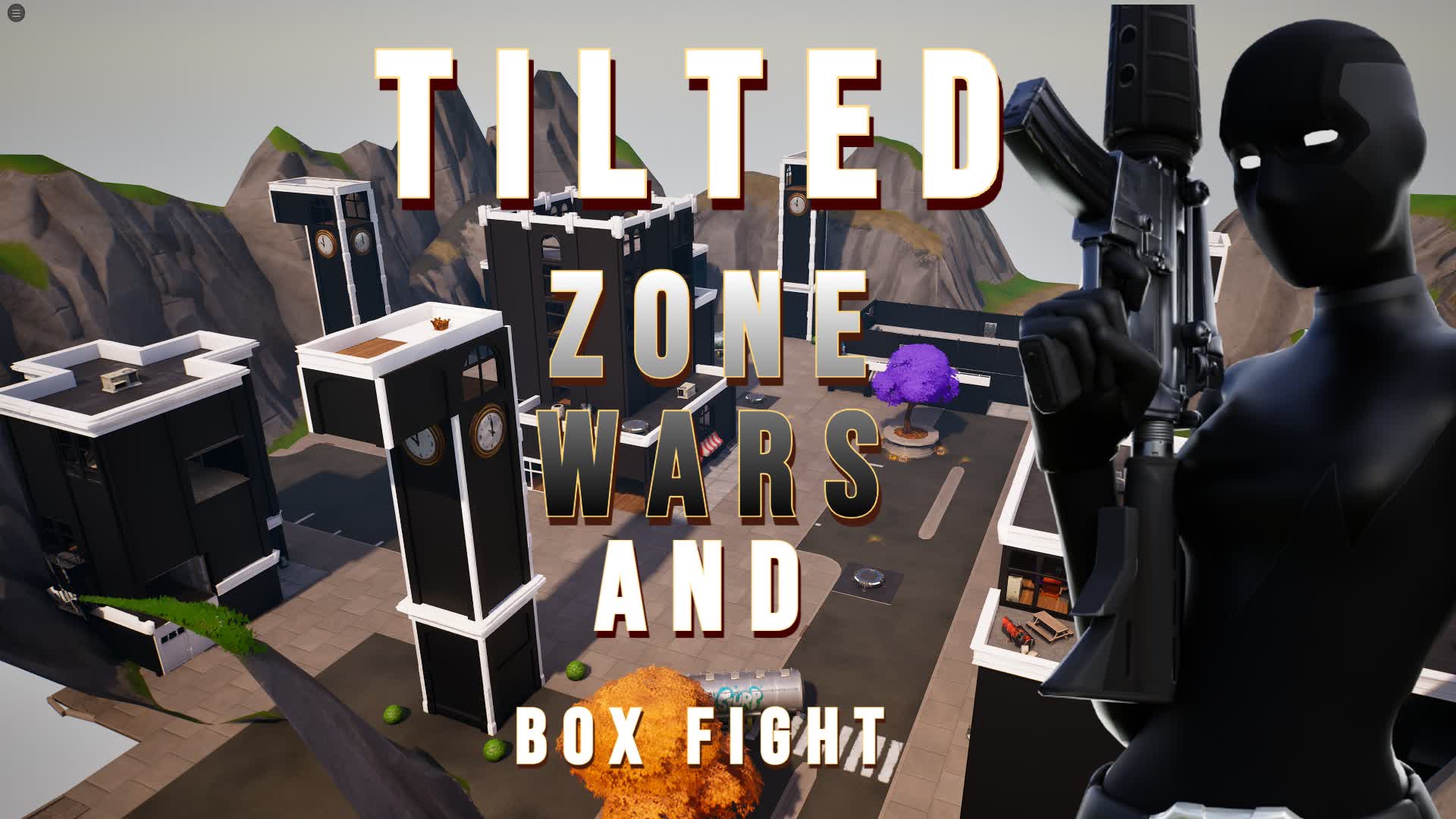TILTED ZONEWARS & BOXFIGHT B AND W