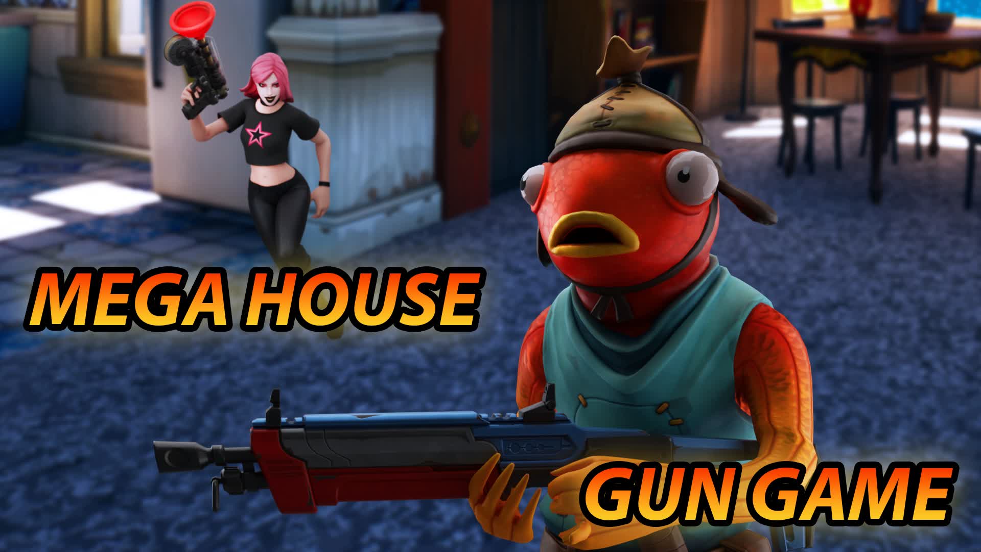 MEGA HOUSE GUN GAME
