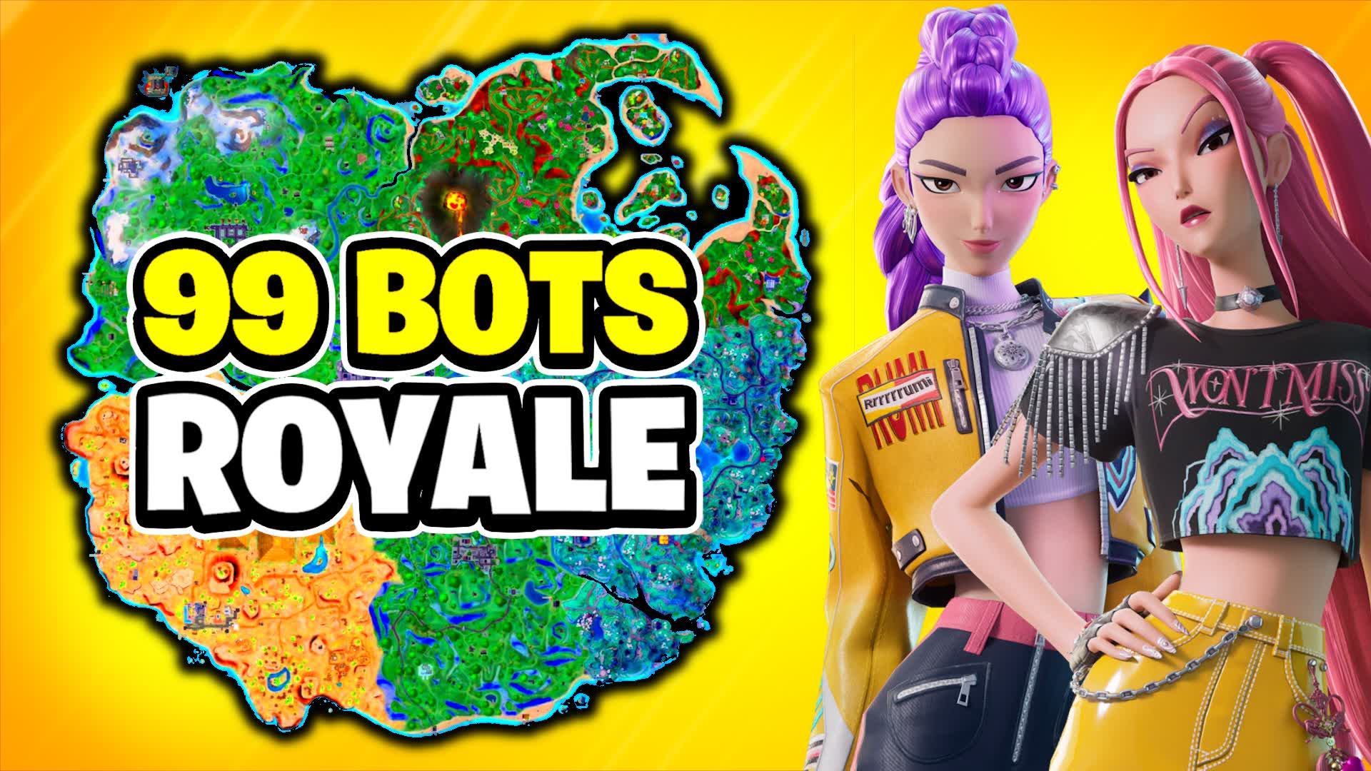 99 BOTS KPOP HUNTERS FREE FOR ALL GUNS