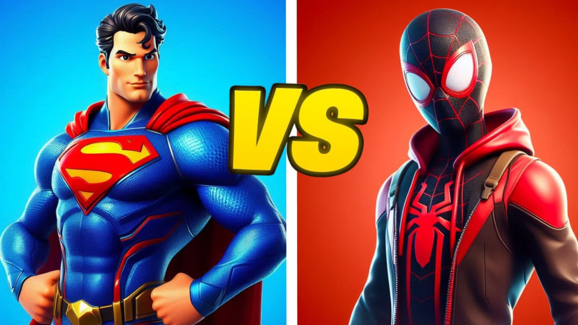 SUPERMAN VS SPIDERMAN
