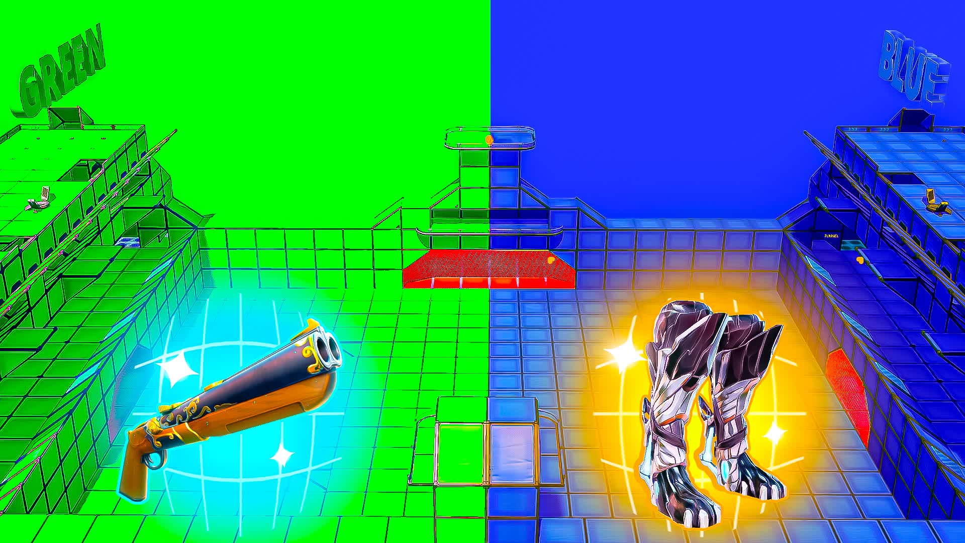 💯GREEN VS BLUE🥶 RUMBLE