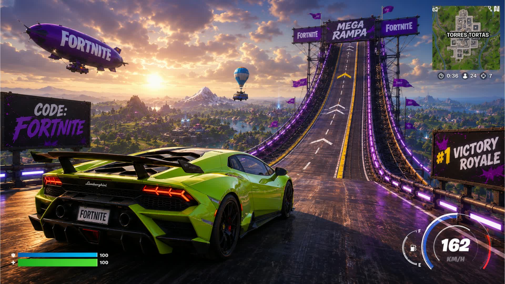 Lamborghini ramp hard