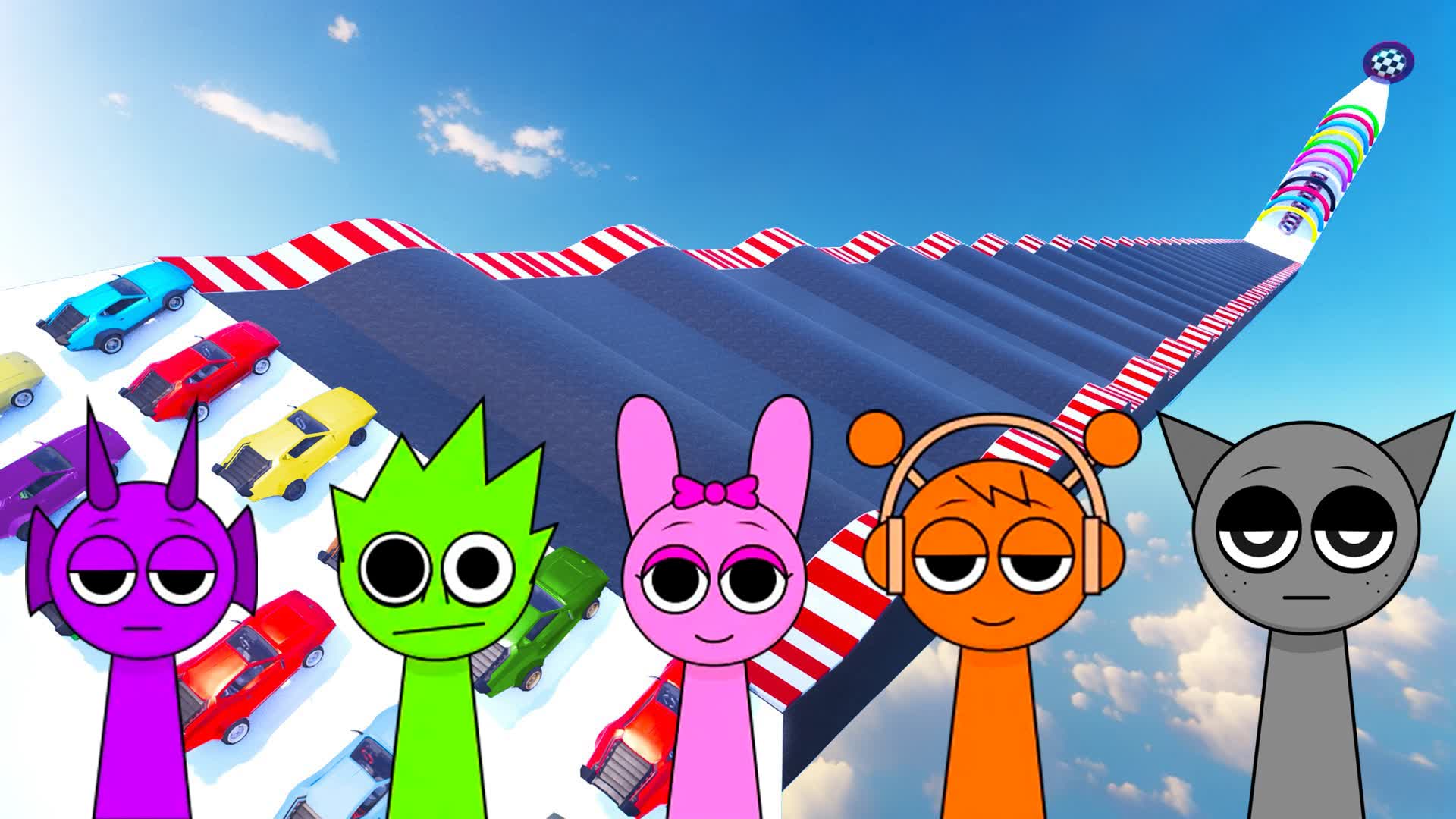 🟣SPRUNKI MEGA RAMP🟣
