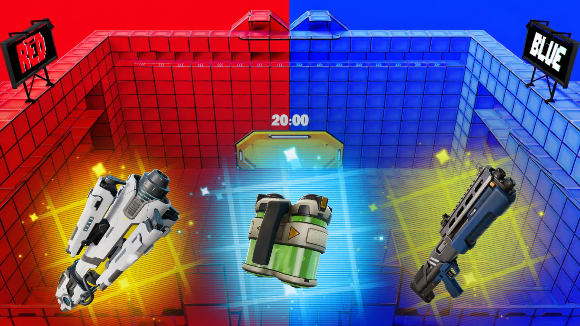 TRYHARD RED VS BLUE 🔴🔵