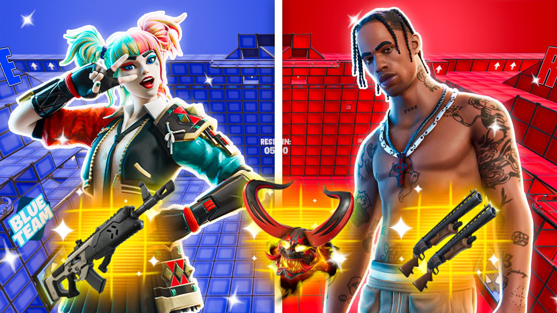 ULTRA HERO RED VS BLUE 🔴🔵UPDATED