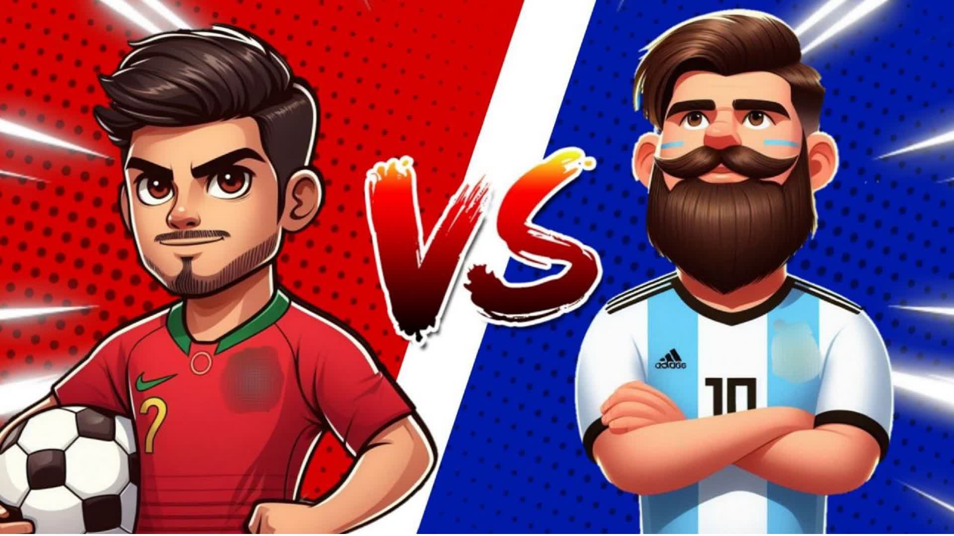 ✨RED VS BLUE RONALDO VS MESSI✨