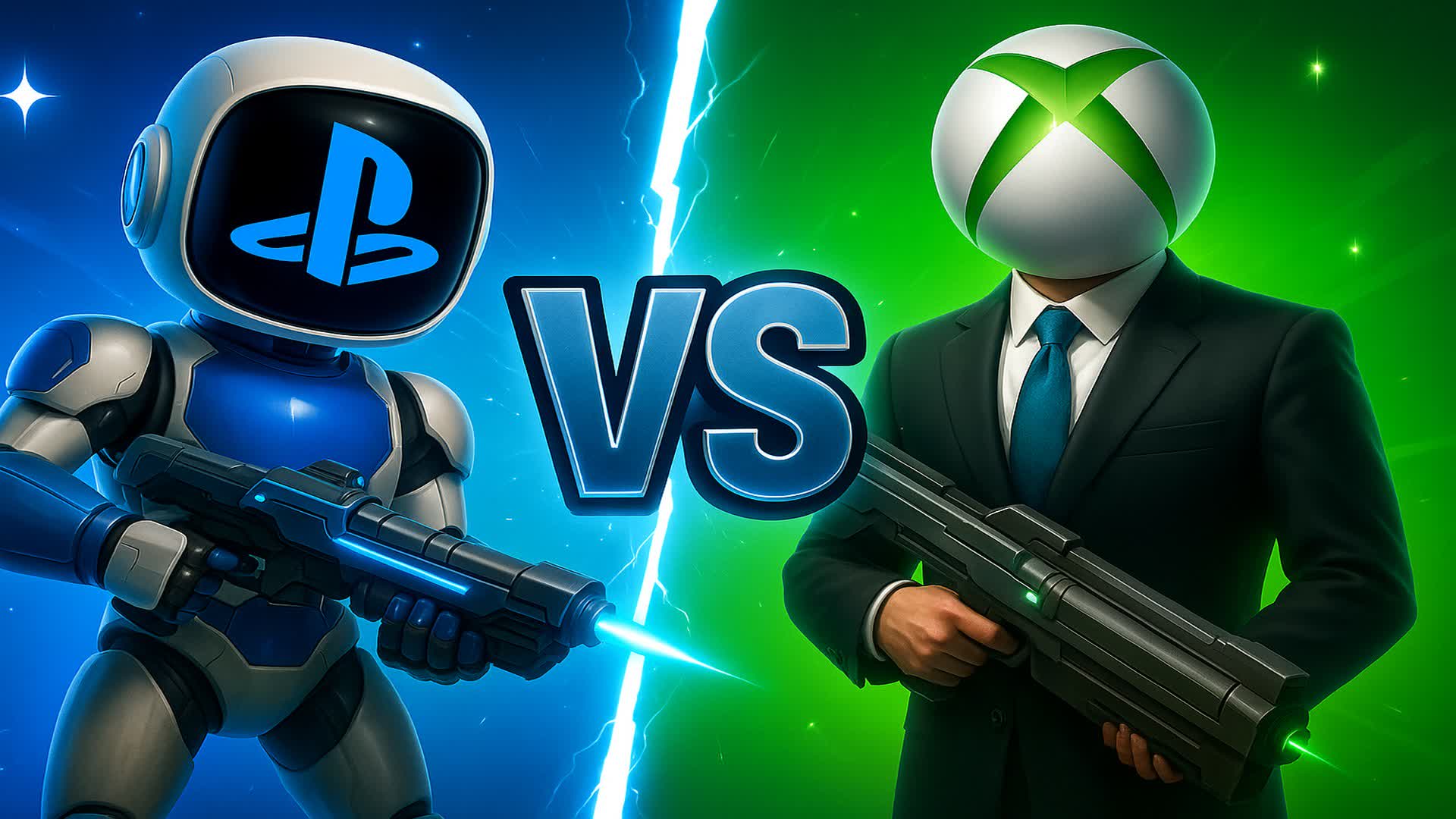 PLAYSTATION VS XBOX 🔵BLUE VS GREEN🟢