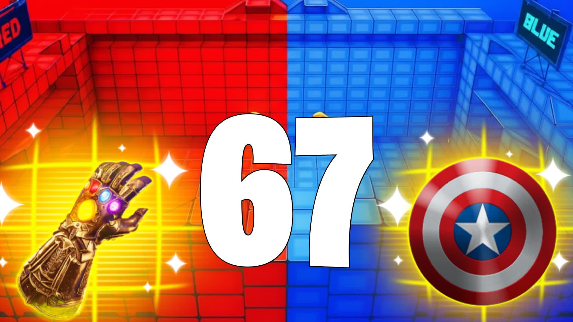 CRAZY AURA 67 RED VS BLUE 🔵🔴 andry1