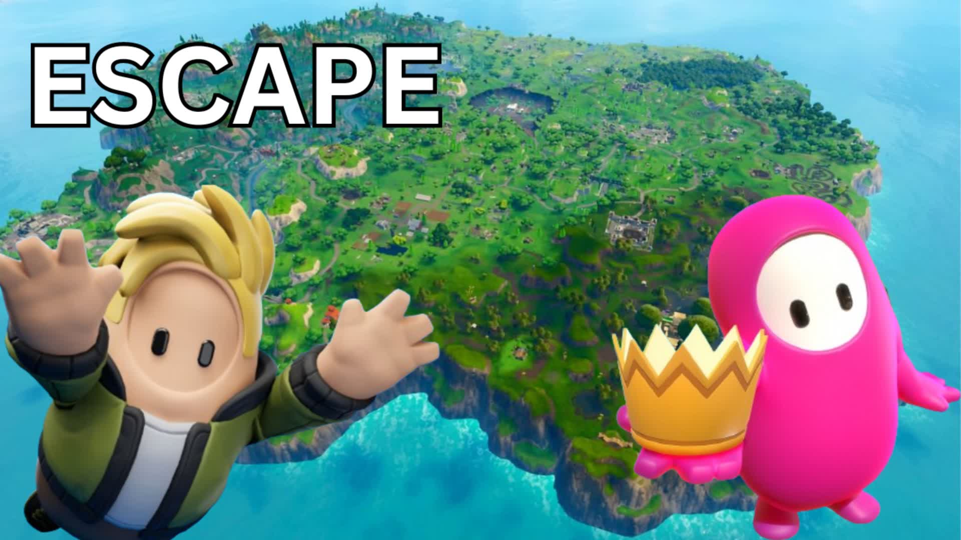 FALL GUYS ESCAPE THE ISLAND🏝️