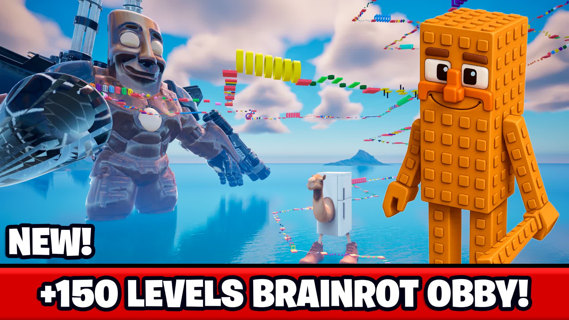 TROLL +150 LEVEL CRAZY BRAINROT OBBY!