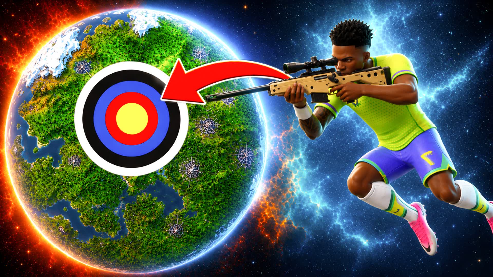 🎯VINI TRICKSHOT PARKOUR 125 LEVELS!!