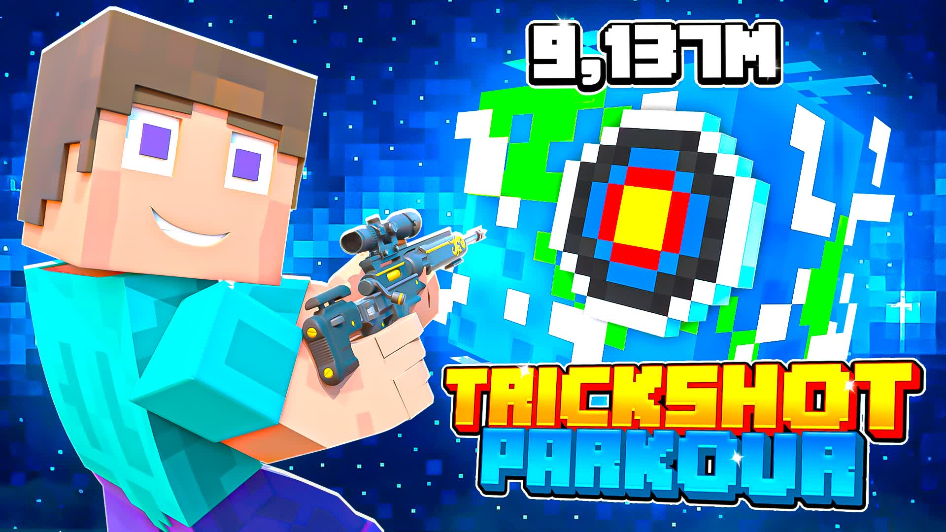 BLOCK TRICK SHOT PARKOUR 100+ 🎯